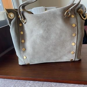 Hammitt Medium Daniel bag-Grey with Brushed Gold Hardware. New.